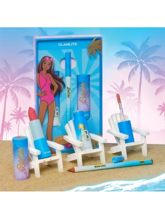 Glamlite Barbie Dream Summer Collection PR Box Makeup Set- Nearly Complete!!!! - Picture 15 of 15